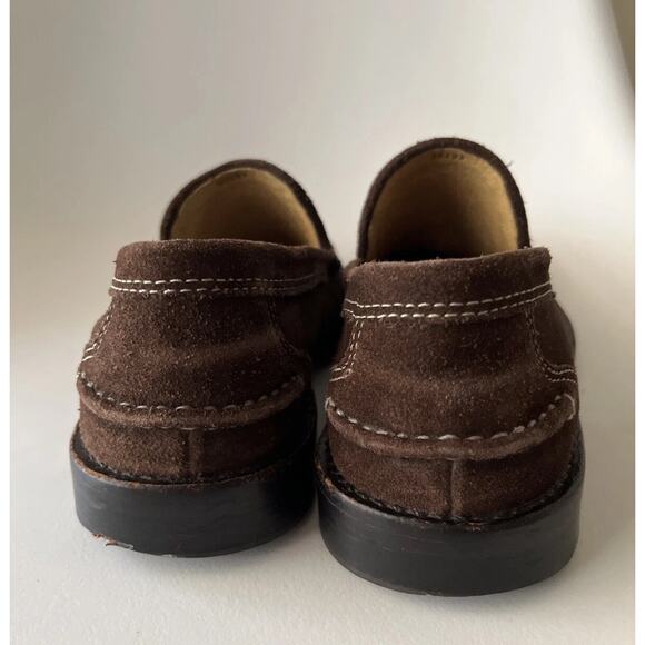 Chocolate Brown Suede Loafers 8D Kenneth Cole New York Driver men’s dress shoes